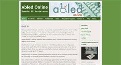 Desktop Screenshot of abledonline.com