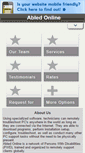 Mobile Screenshot of abledonline.com